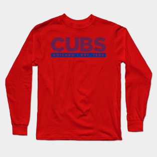 Cubs #1 Long Sleeve T-Shirt